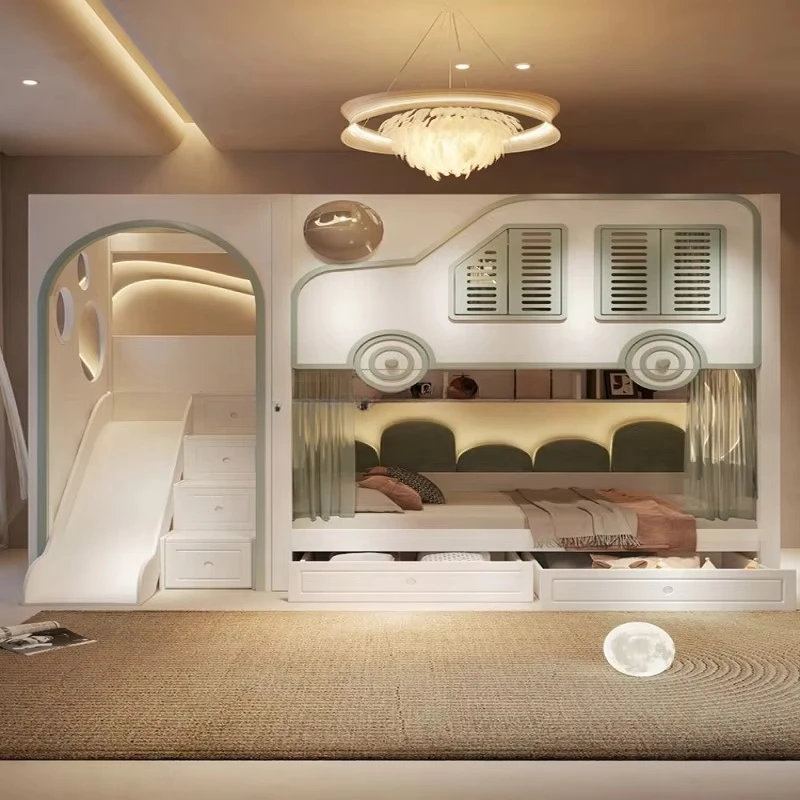 Nuovo Design Letto a Castello  - Bunk Bed With Stairs And Slide recensione e prezzo
