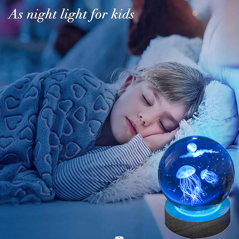 Luce notturna a LED con sfera  - Floating Nightstand With Led Light recensione e prezzo